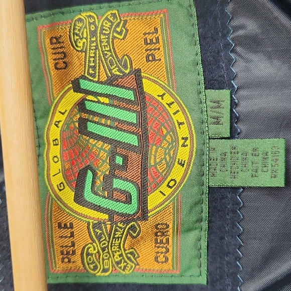 Navy Blue Suede Vest with Silver Buttons Men's - Picture 2 of 6